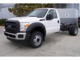 2012 Ford F450 Super Duty XL Regular Cab Chassis Front 3/4 View