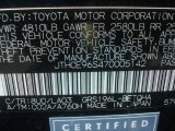2007 GS Color Code for Black Sapphire Pearl - Color Code: 8U0