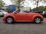 2003 Sundown Orange Volkswagen New Beetle GLS Convertible #64664928