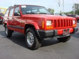 1999 Flame Red Jeep Cherokee Sport 4x4 #64664919