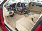2012 Audi A7 3.0T quattro Premium Velvet Beige Interior