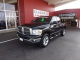 2007 Brilliant Black Crystal Pearl Dodge Ram 1500 Lone Star Quad Cab 4x4 #64664116