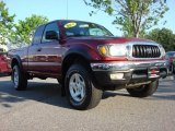 Impulse Red Pearl Toyota Tacoma in 2004