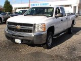 2009 Summit White Chevrolet Silverado 2500HD LS Crew Cab 4x4 #64663033