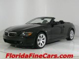 2004 Jet Black BMW 6 Series 645i Convertible #544091