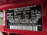 2012 Santa Fe Color Code for Sierra Red - Color Code: IYR