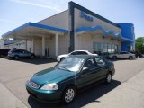 2000 Clover Green Pearl Honda Civic LX Sedan #64664585