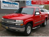 1999 Victory Red Chevrolet Silverado 1500 LS Regular Cab #64663843