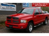 Flame Red Dodge Ram 1500 in 2005