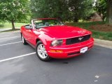 2008 Torch Red Ford Mustang V6 Deluxe Convertible #64664535