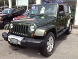 2009 Jeep Green Metallic Jeep Wrangler Unlimited Sahara 4x4 #64662836