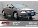 2012 Polished Metal Metallic Honda Civic EX-L Coupe #64663725