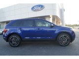 2013 Deep Impact Blue Metallic Ford Edge SEL #64663654