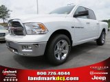 2012 Bright White Dodge Ram 1500 Big Horn Crew Cab #64663624