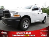 2012 Bright White Dodge Ram 1500 ST Quad Cab #64663622