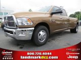 2012 Saddle Brown Pearl Dodge Ram 3500 HD Big Horn Crew Cab Dually #64821482