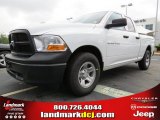 2012 Bright White Dodge Ram 1500 ST Quad Cab #64821468