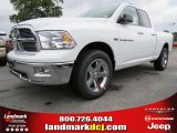 2012 Bright White Dodge Ram 1500 Big Horn Quad Cab #64821465