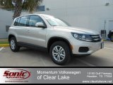 2012 White Gold Metallic Volkswagen Tiguan S #64821901