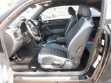 2012 Volkswagen Beetle Turbo Black/Blue Interior