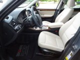 2012 BMW X3 xDrive 28i Oyster Interior