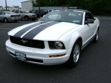 2008 Performance White Ford Mustang V6 Deluxe Convertible #64821330