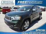 2011 Natural Green Pearl Jeep Grand Cherokee Overland 4x4 #64821824
