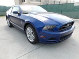 2013 Deep Impact Blue Metallic Ford Mustang V6 Premium Coupe #64821579