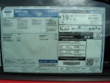 2013 Ford Mustang GT Convertible Window Sticker