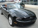 Black Ford Mustang in 2013