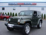 2009 Jeep Green Metallic Jeep Wrangler Sahara 4x4 #64870550