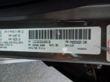 2012 200 Color Code for Tungsten Metallic - Color Code: PDM