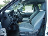 2012 Ford F350 Super Duty XL Crew Cab Dually Steel Interior
