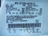 2012 F350 Super Duty Color Code for Oxford White - Color Code: Z1