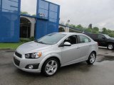 2012 Silver Ice Metallic Chevrolet Sonic LTZ Sedan #64869917