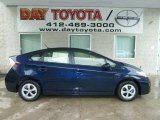 2012 Nautical Blue Metallic Toyota Prius 3rd Gen Three Hybrid #64869857