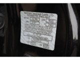 2000 XK Color Code for Anthracite Black Mica - Color Code: PED