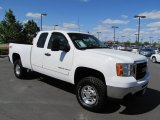 2007 Summit White GMC Sierra 2500HD SLE Extended Cab 4x4 #64870170