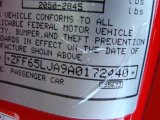 2010 Ferrari California  Info Tag