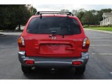 Merlot Red Hyundai Santa Fe in 2003