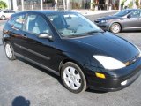 2001 Pitch Black Ford Focus ZX3 Coupe #64870393