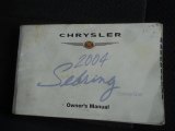 2004 Chrysler Sebring LX Convertible Books/Manuals