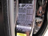 2012 Range Rover Evoque Color Code for Barolo Black Premium Metallic - Color Code: 861