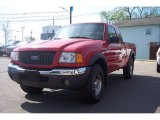 2002 Bright Red Ford Ranger XLT SuperCab 4x4 #64925242