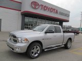 2011 Bright Silver Metallic Dodge Ram 1500 Big Horn Quad Cab 4x4 #64924666