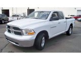 2012 Bright White Dodge Ram 1500 SLT Quad Cab 4x4 #64924622