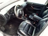 2000 Volkswagen Jetta GLX VR6 Sedan Black Interior
