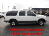 2000 Oxford White Ford Excursion Limited 4x4 #64925096