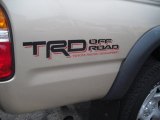 2003 Toyota Tacoma V6 TRD Xtracab 4x4 Marks and Logos