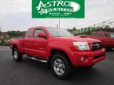 2007 Radiant Red Toyota Tacoma V6 TRD Sport Access Cab 4x4 #64925050